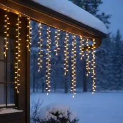 IceLight Natalizio 384 LED Dual Warm White 340xH80 cm con Telecomando - luci