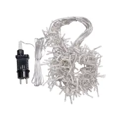 Ice Light Natalizio 384 LED Bianco Caldo Full-Flash 340x80 cm - luci