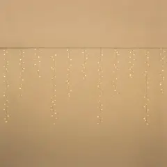 Ice Light Natalizio 384 LED Bianco Caldo Full-Flash 340x80 cm - luci