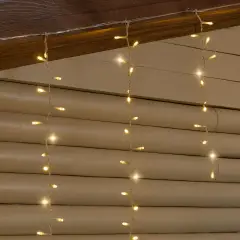 Ice Light Natalizio 384 LED Bianco Caldo Full-Flash 340x80 cm - luci