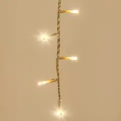 Ice Light Natalizio 384 LED Bianco Caldo Full-Flash 340x80 cm - luci