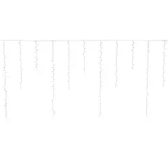 Ice Light Natalizio 384 LED Bianco Caldo Full-Flash 340x80 cm - luci