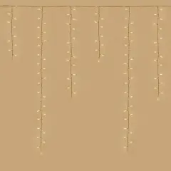 Ice Light Natalizio 384 LED Bianco Caldo Full-Flash 340x80 cm - luci