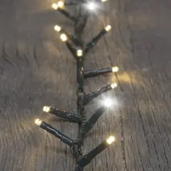 Catena Luminosa Natalizia 1000 MiniLED Bianco Caldo e Flash Bianco 20 m - luci