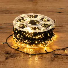 Catena Luminosa 100 m 1000 MaxiLED Bianco Caldo Ø7 mm - luci