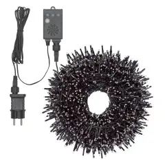 Catena Luminosa Natalizia Musicale PIR 40 m con 2000 LED Bianco Caldo - luci
