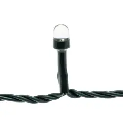 Catena Luminosa Natalizia 100 m con 1000 MaxiLED Bianco Caldo e Flash Bianco Freddo - luci