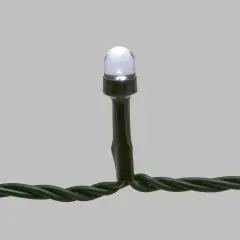 Catena Luminosa Natalizia 100 m con 1000 MaxiLED Bianco Caldo e Flash Bianco Freddo - luci