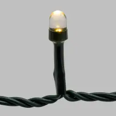 Catena Luminosa Natalizia 100 m con 1000 MaxiLED Bianco Caldo e Flash Bianco Freddo - luci