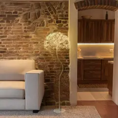 Albero Luminoso a Sfera Bianco RICH 160 cm con 1350 MicroLED - alberi led di design