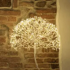 Albero Luminoso a Sfera Bianco RICH 160 cm con 1350 MicroLED - alberi led di design