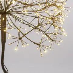 Albero Luminoso a Sfera Nero RICH 160 cm con 1350 MicroLED - alberi led di design