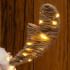 Pecorenna Natalizia Luminosa 65 cm con 110 MicroLED Dual Color - addobbi casa