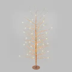 Albero Luminoso TIGLIO Rose Gold 200 cm con 1120 MicroLED FlashLED - alberi led di design