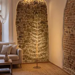 Albero di Natale Conico Rose Gold 180 cm con 1568 MicroLED - alberi led di design
