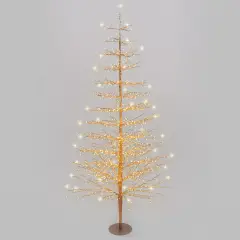 Albero di Natale Conico Rose Gold 180 cm con 1568 MicroLED - alberi led di design