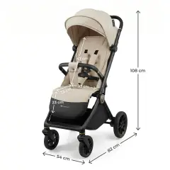 Kinderkraft Passeggino Dave Beige - passeggini compatti