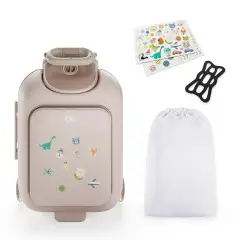 Kinderkraft Cabby Valigia Bambini 2 In 1 Ride-on Da Cabina Rose Gold - valige e borse da viaggio