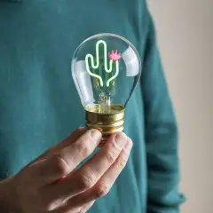 Legami - Bulb Fiction Lampada Da Tavolo A Forma Di Lampadina Cactus - legami