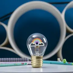 Legami - Bulb Fiction Lampada Da Tavolo A Forma Di Lampadina Arcobaleno - legami