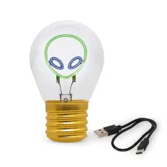 Legami - Bulb Fiction Lampada Da Tavolo A Forma Di Lampadina Alien - legami