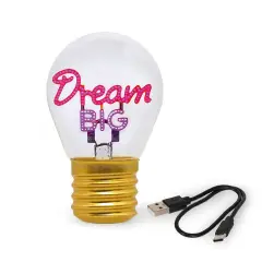 Legami - Bulb Fiction Lampada Da Tavolo A Forma Di Lampadina Dream Big - legami