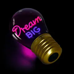 Legami - Bulb Fiction Lampada Da Tavolo A Forma Di Lampadina Dream Big - legami
