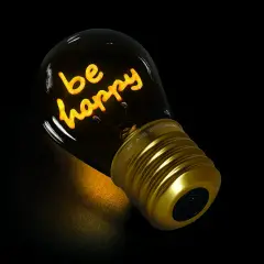 Legami - Bulb Fiction Lampada Da Tavolo A Forma Di Lampadina Be Happy - legami