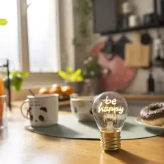 Legami - Bulb Fiction Lampada Da Tavolo A Forma Di Lampadina Be Happy - legami