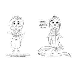 Principesse Disney - Mini Staccattacca e Colora - Prima biblioteca