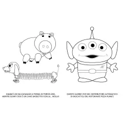 Toy Story - Mini Staccattacca e Colora - Prima biblioteca