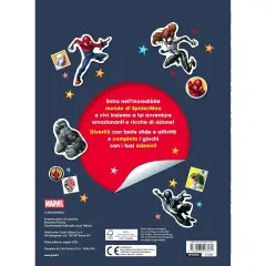 Spider-Man - Libro con 500 Sticker e Adesivi - Prima biblioteca