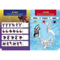 Spider-Man - Libro con 500 Sticker e Adesivi - Prima biblioteca
