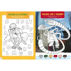 Spider-Man - Libro con 500 Sticker e Adesivi - Prima biblioteca