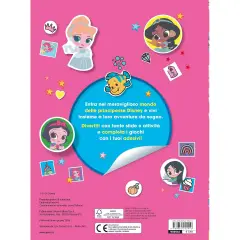 Principesse Cuties - Libro con 500 Sticker - Prima biblioteca