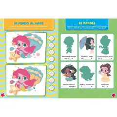 Principesse Cuties - Libro con 500 Sticker - Prima biblioteca