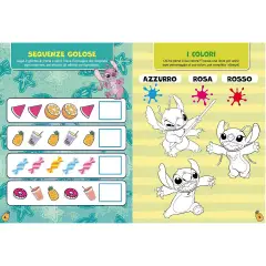 Angel e Stitch - Libro con 500 Sticker - Prima biblioteca
