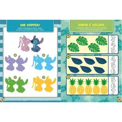 Angel e Stitch - Libro con 500 Sticker - Prima biblioteca