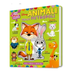 Animali nella Metropoli - Libro Maxi Puzzle - Prima biblioteca