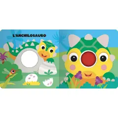 Dinosauri - Libro Popi Popi per Bambini - Prima biblioteca