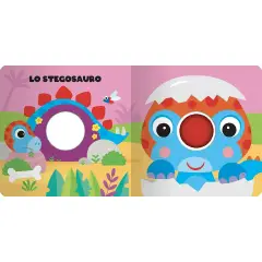 Dinosauri - Libro Popi Popi per Bambini - Prima biblioteca