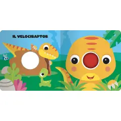 Dinosauri - Libro Popi Popi per Bambini - Prima biblioteca