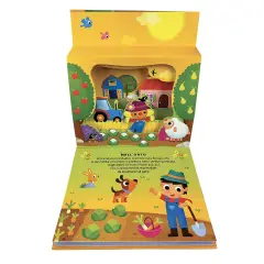 Fattoria - Libro Pop-Up 3D per Bambini - Prima biblioteca