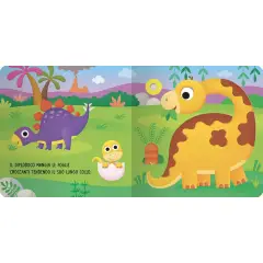 Libro Tattile Sonoro per Bambini - Dinosauri - Prima biblioteca