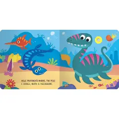 Libro Tattile Sonoro per Bambini - Dinosauri - Prima biblioteca