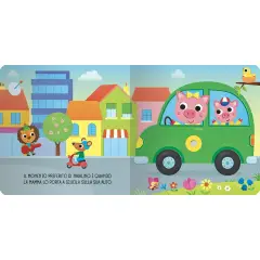 Libro Tattile Sonoro per Bambini - Veicoli - Prima biblioteca