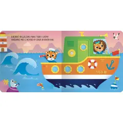 Libro Tattile Sonoro per Bambini - Veicoli - Prima biblioteca