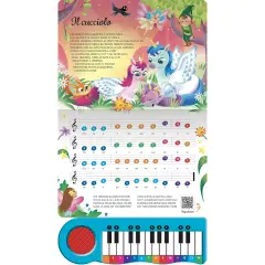 Libro Pianoforte per Bambini - Unicorni - Prima biblioteca