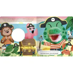 Libro Puppet con Burattino - Il Pirata Coccodrillo - Prima biblioteca