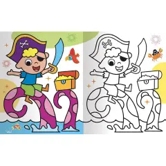 Libro Da Colorare - Pirati - Prima biblioteca
